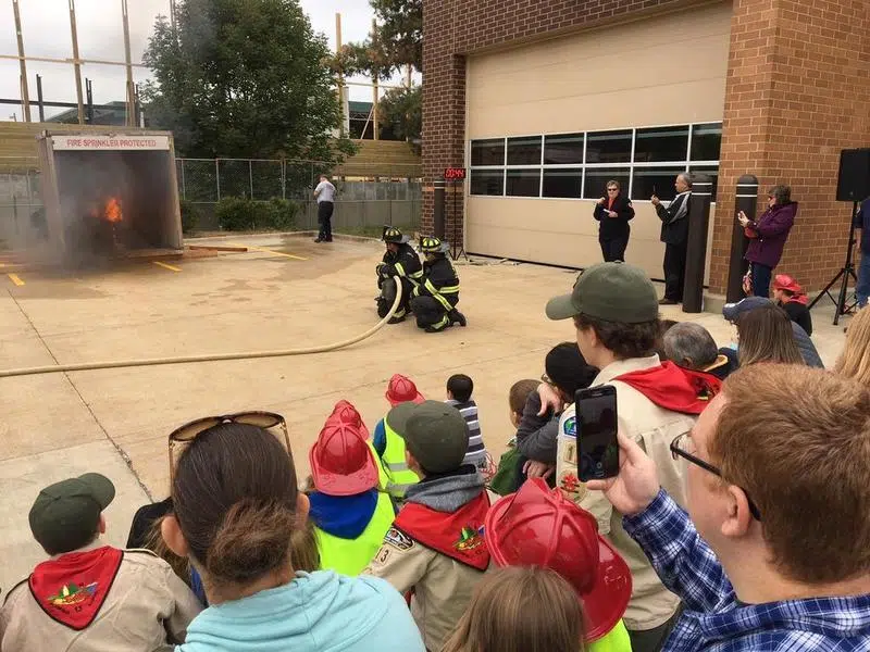 Fire demonstration